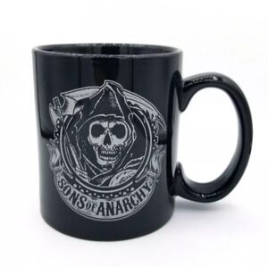 Sons of Anarchy by Just Funky 2013 Fox Large Ceramic 24 oz. Coffee Mug Cup Black